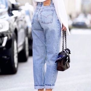 Levi’s VINTAGE 🍊 Tab USA 🇺🇸 High Waist Tapered Leg Jeans